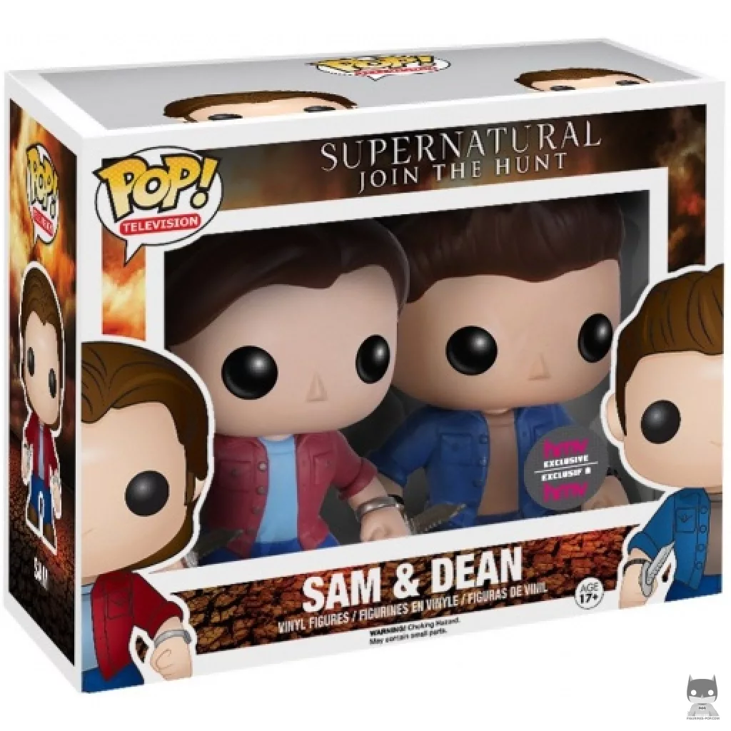 Sam & Dean Funko Pop! figure in its box