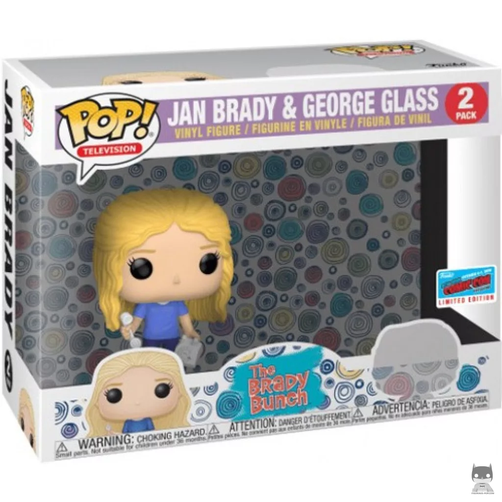 Jan Brady & George Glass Funko Pop! figure in its box