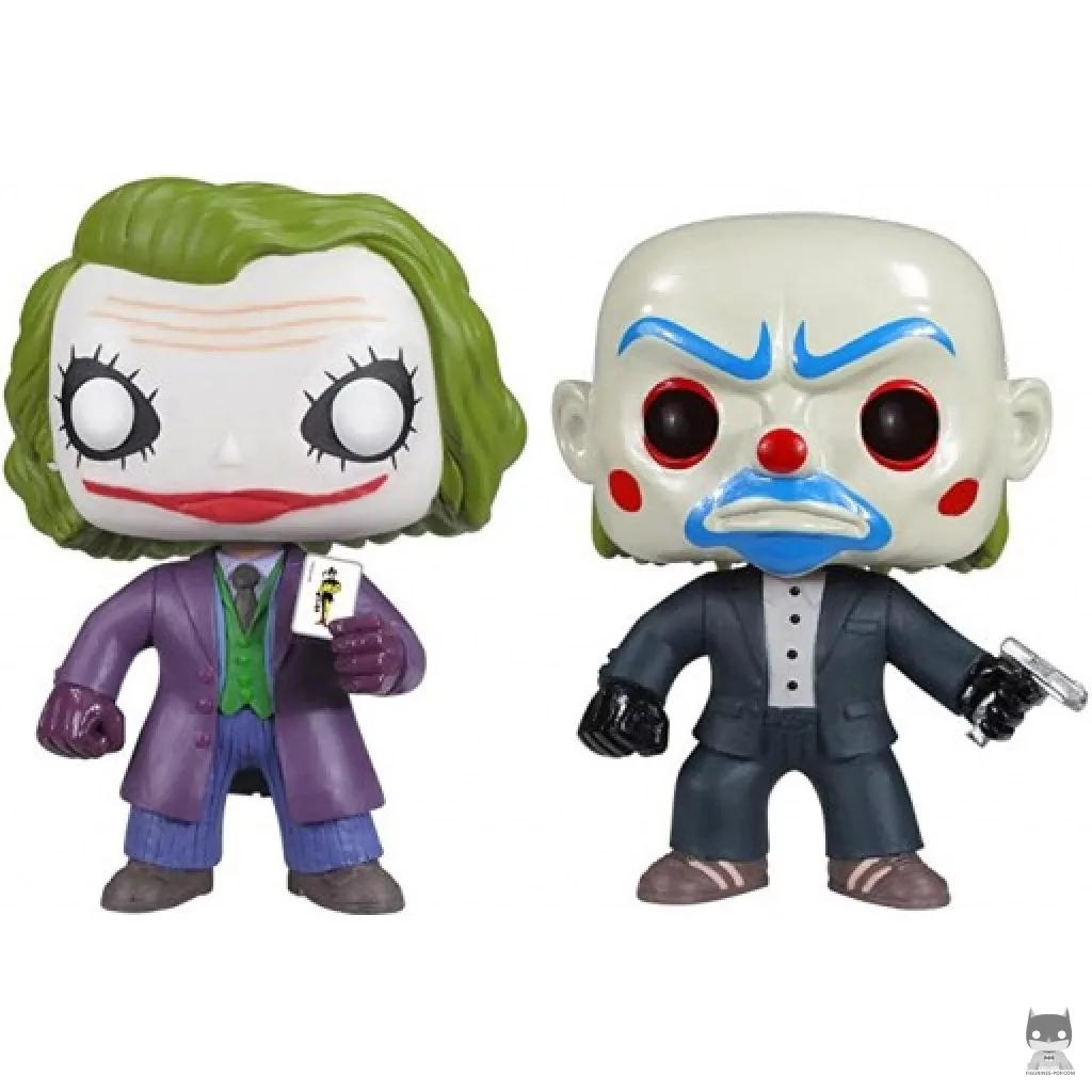 The Joker & The Joker as Bank Robber (Glow in the Dark) Funko Pop! figure (The Dark Knight Trilogy)