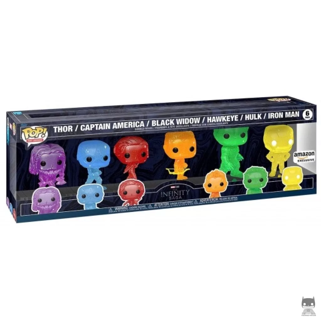Thor, Captain America, Black Widow, Hawkeye, Hulk & Iron Man Funko Pop! figure in its box