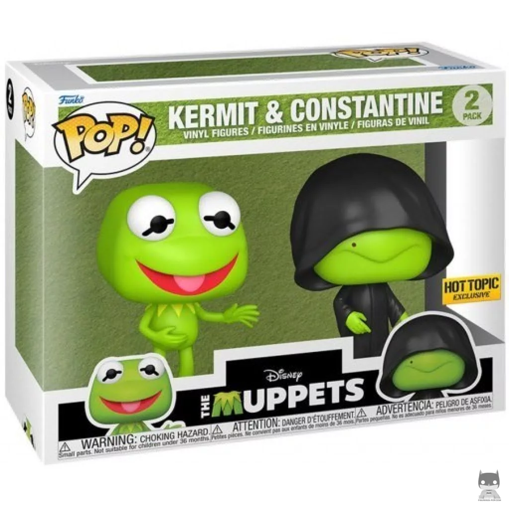 Kermit & Constantine Funko Pop! figure in its box