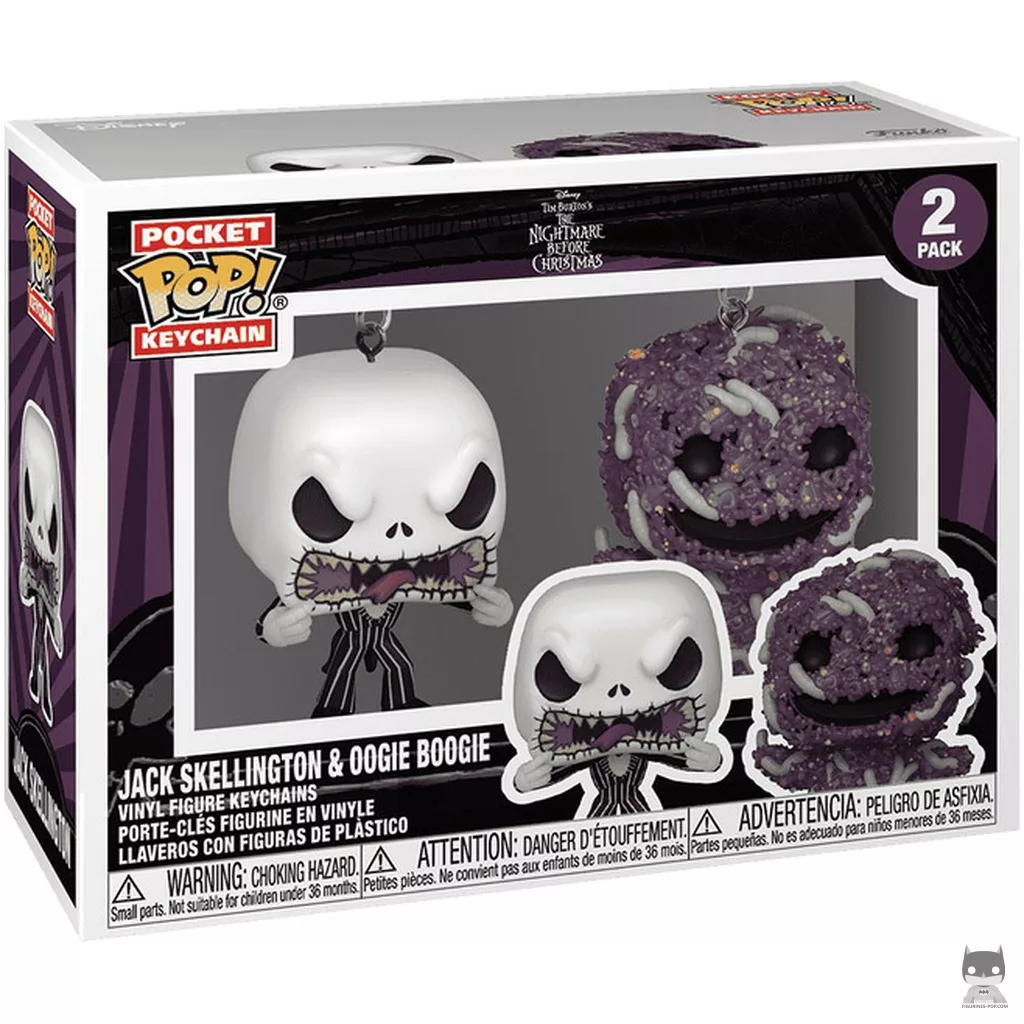 Jack Skellington & Oogie Boogie Funko Pop! figure in its box
