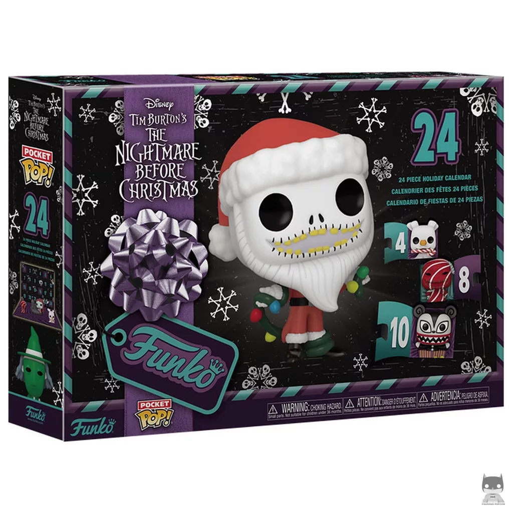 The Nightmare Before Christmas Advent Calendar 2025 Funko Pop! figure in its box