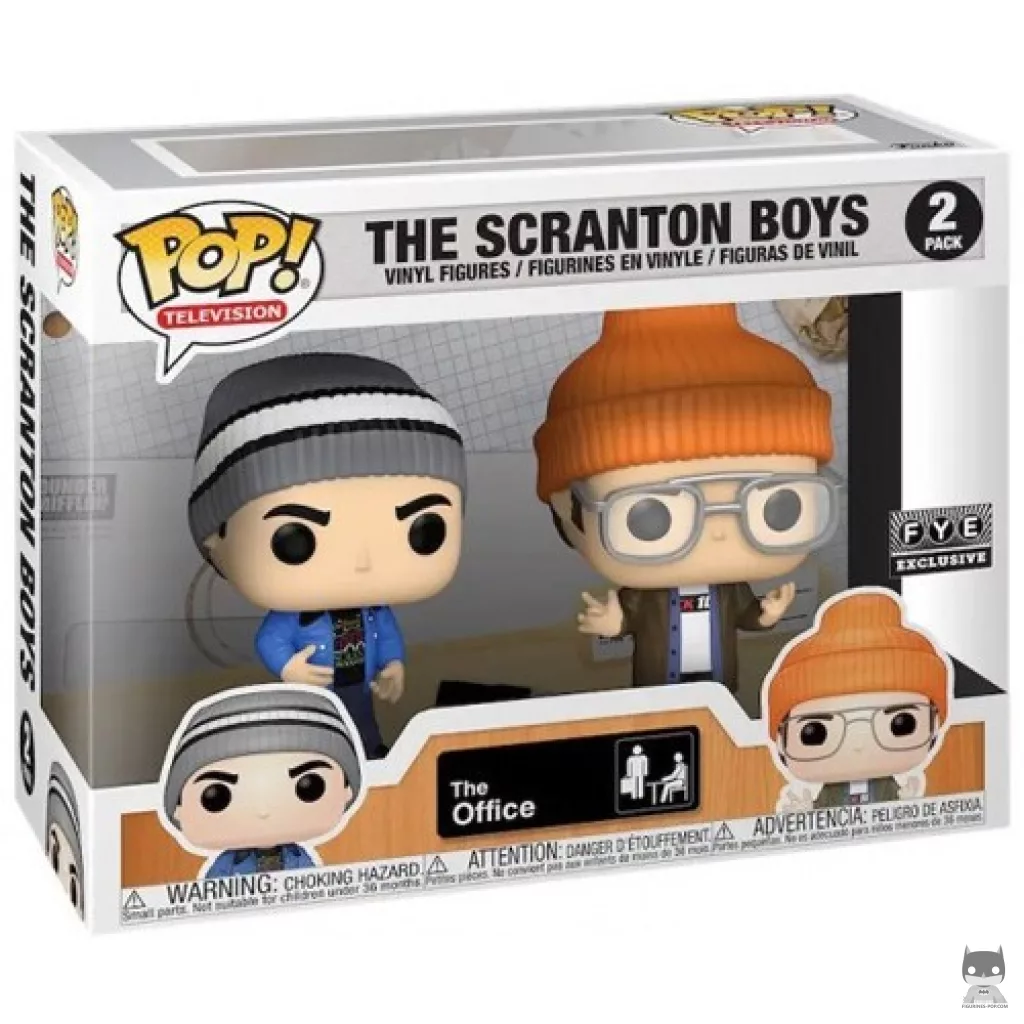The Scranton Boys Funko Pop! figure in its box