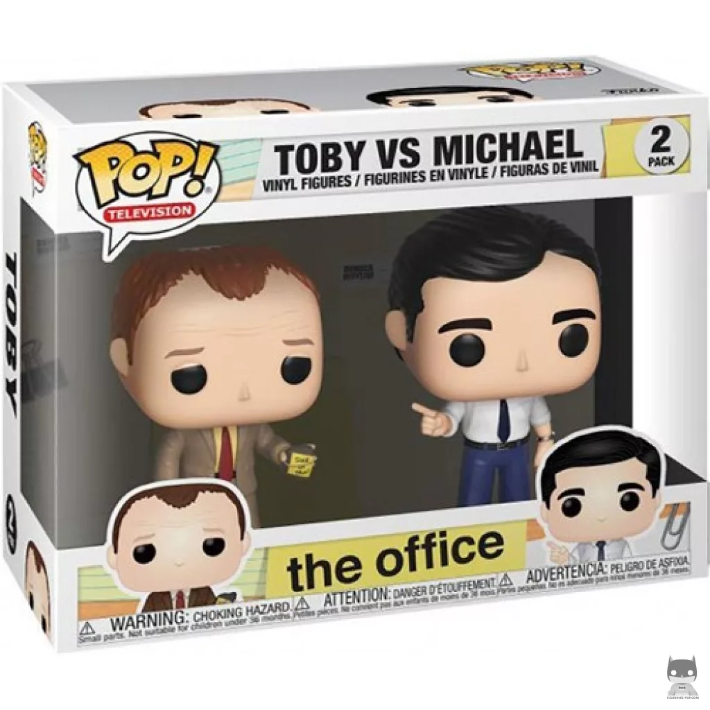 Toby vs Michael Funko Pop! figure in its box