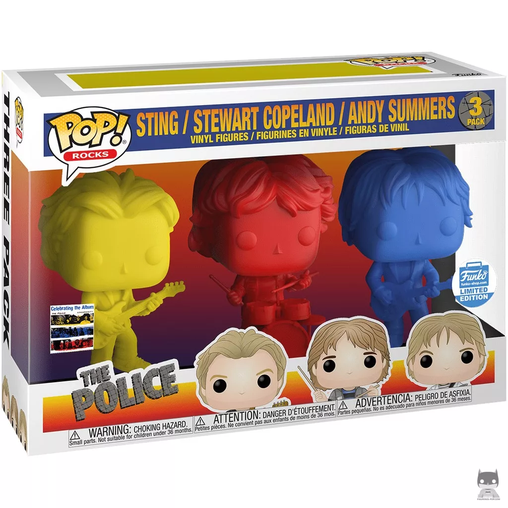 The Police Funko Pop! figure in its box