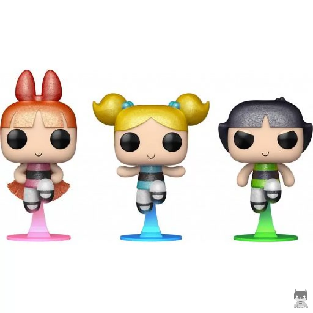 Blossom, Bubbles & Buttercup (Diamond Glitter) Funko Pop! figure (The Powerpuff Girls)