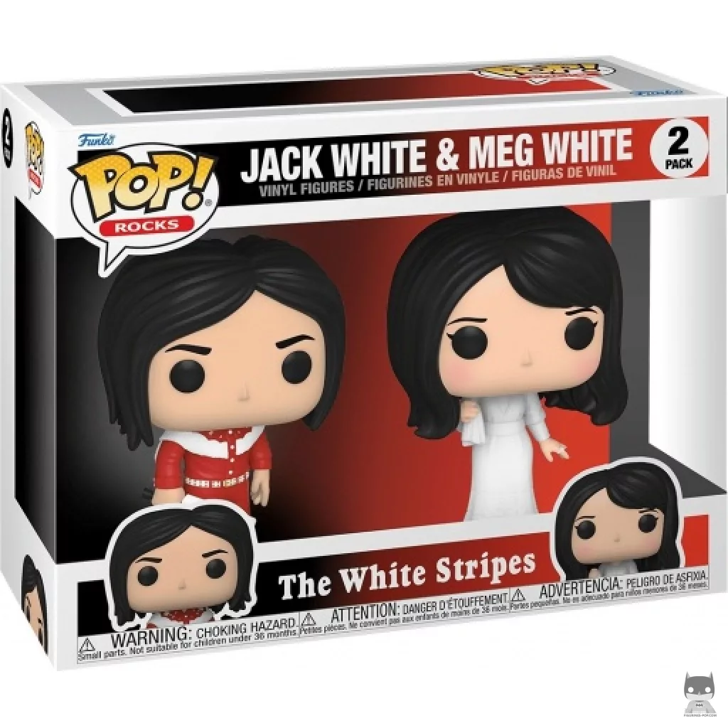Jack White & Meg White Funko Pop! figure in its box