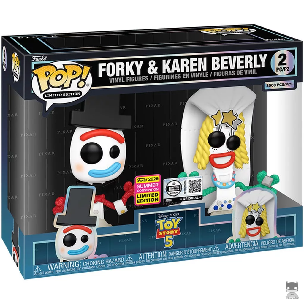 Forky & Karen Beverly Funko Pop! figure in its box