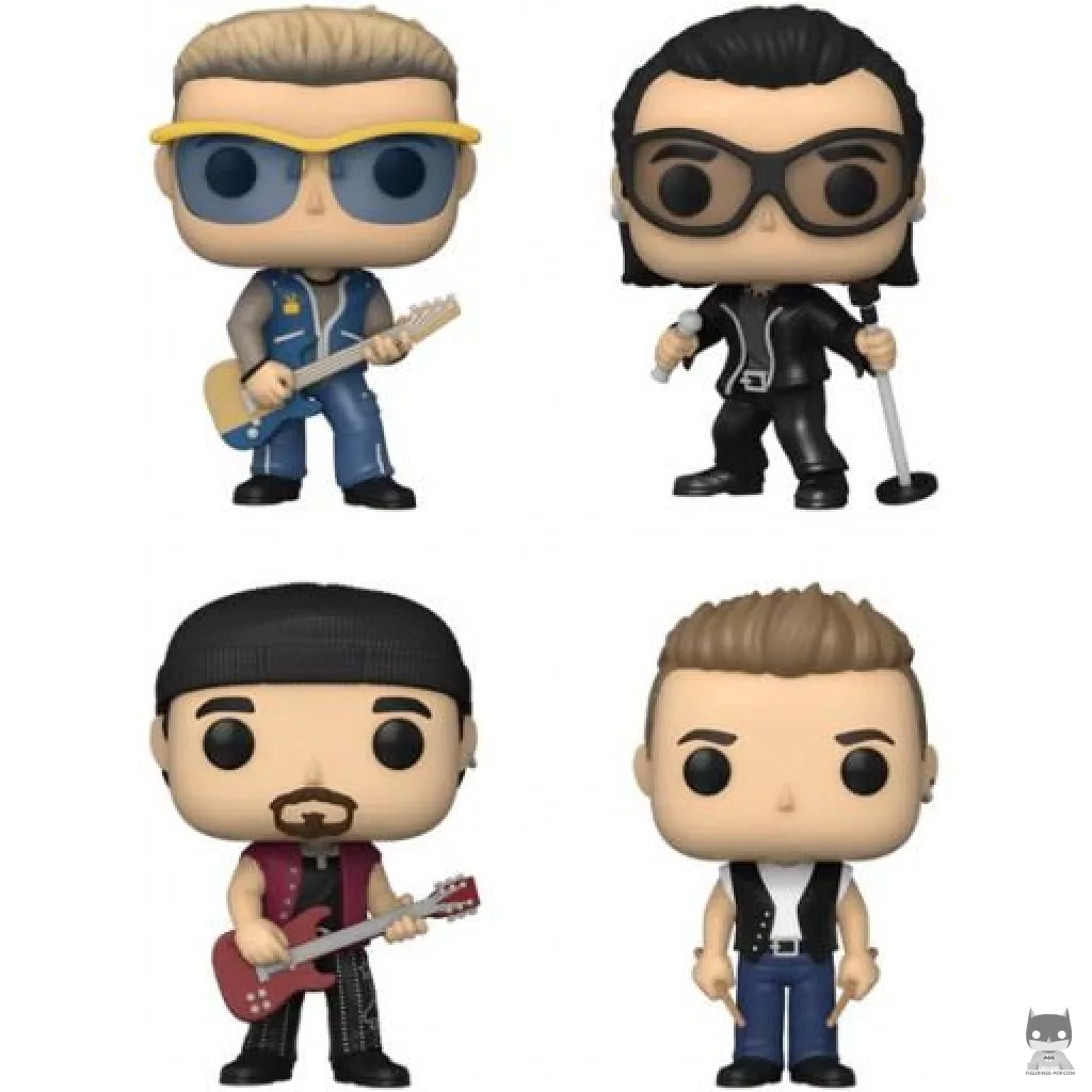 Adam, Bono, The Edge & Larry Funko Pop! figure (U2 ZooTv)