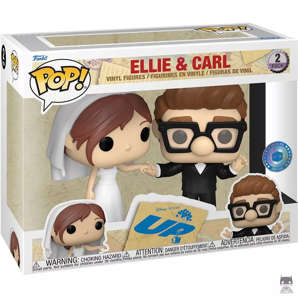 Ellie & Carl wedding Funko Pop! figure in its box