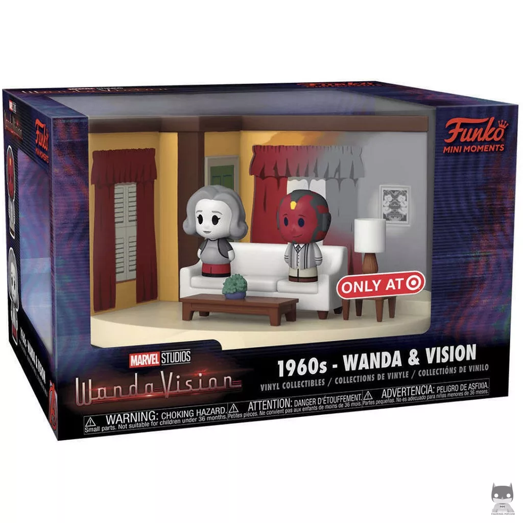 1960s - Wanda & Vision Funko Pop! figure in its box