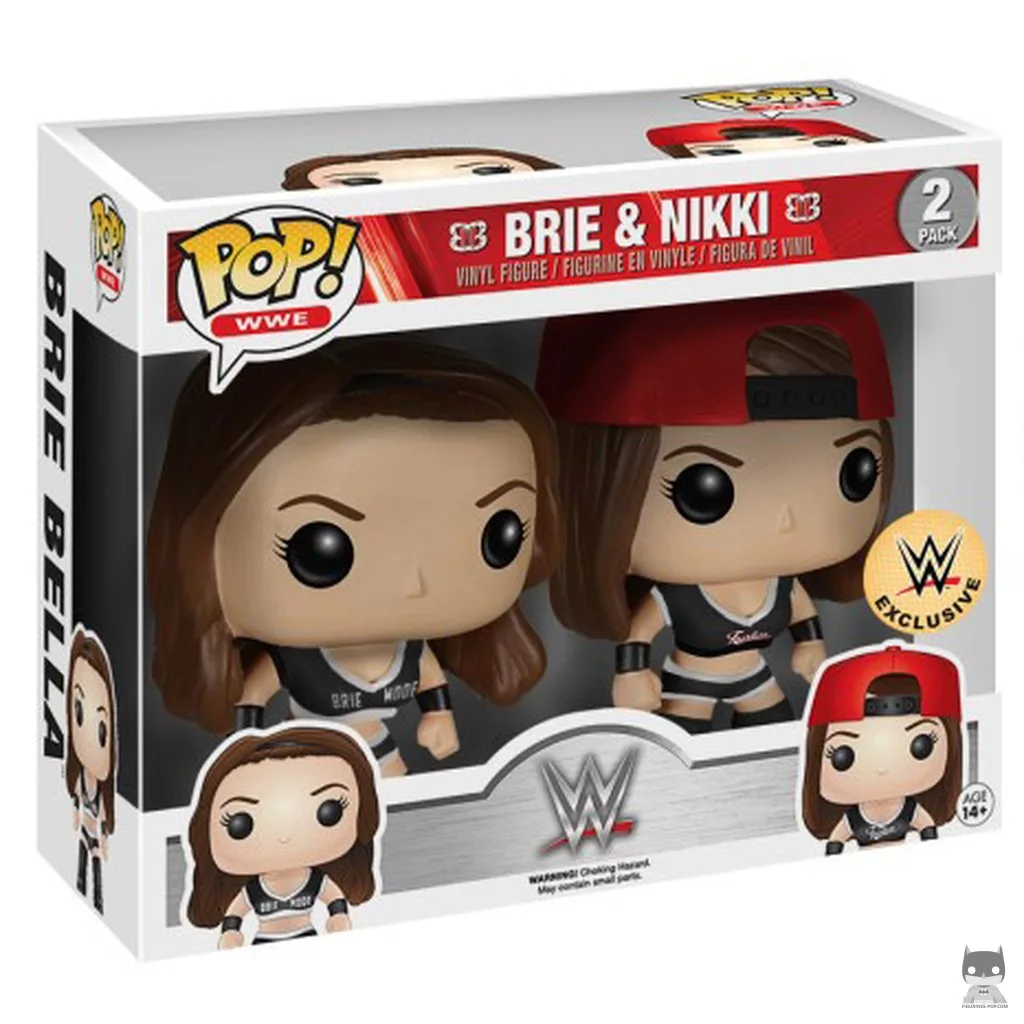 Brie & Nikki Bella Funko Pop! figure in its box