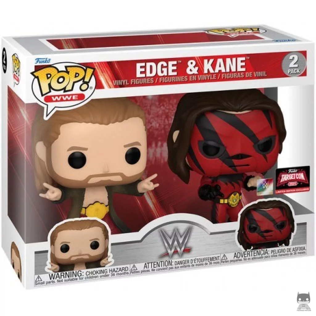 Edge & Kane Funko Pop! figure in its box