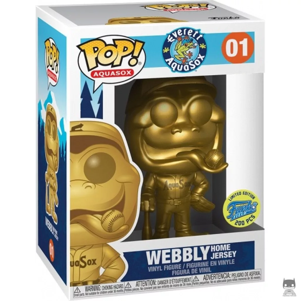 Webbly Home Jersey (Gold) Funko Pop! figure in its box