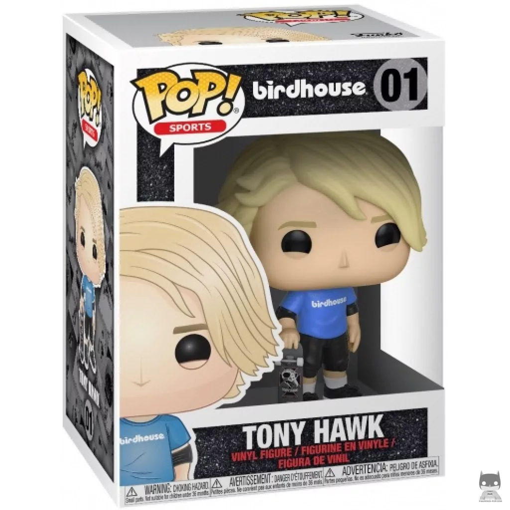 Tony Hawk Funko Pop! figure in its box