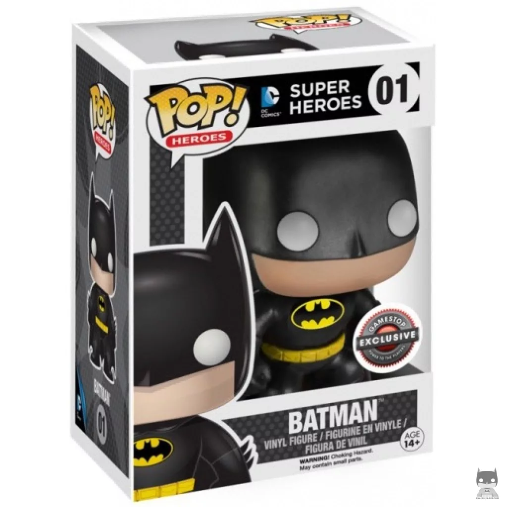 Batman (Black) Funko Pop! figure in its box