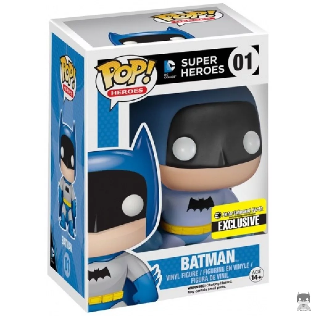 Batman (Blue) Funko Pop! figure in its box