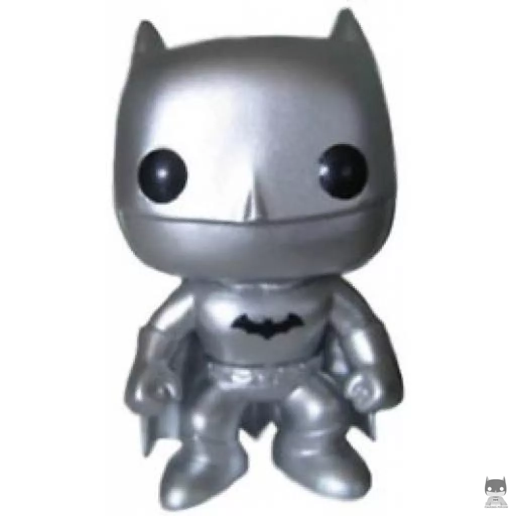 Batman (Silver) Funko Pop! figure (DC Super Heroes)