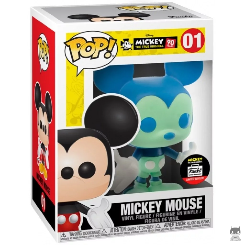 Mickey Mouse (Blue & Green) Funko Pop! figure in its box