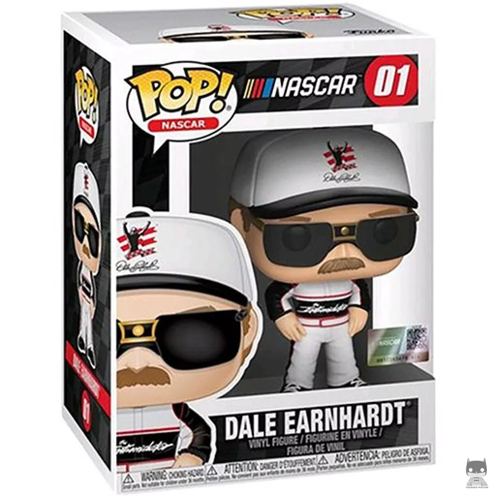 Dale Earnhardt Funko Pop! figure in its box