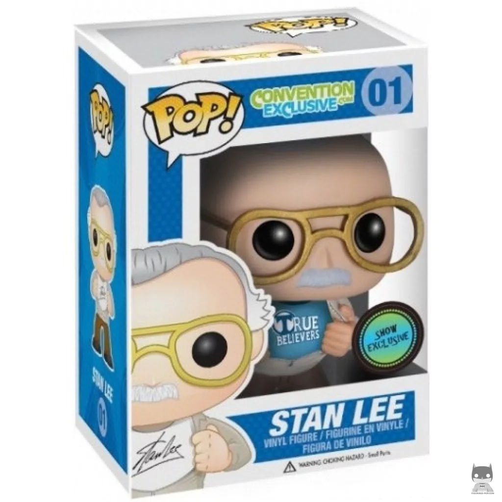 Stan Lee (True Believers) Funko Pop! figure in its box