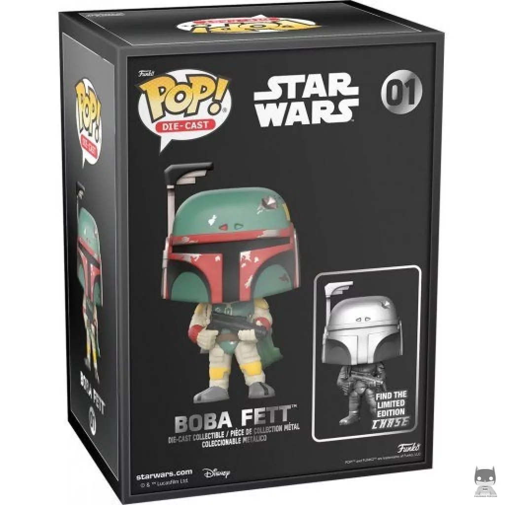 Boba Fett (Chase & Metallic) Funko Pop! figure in its box