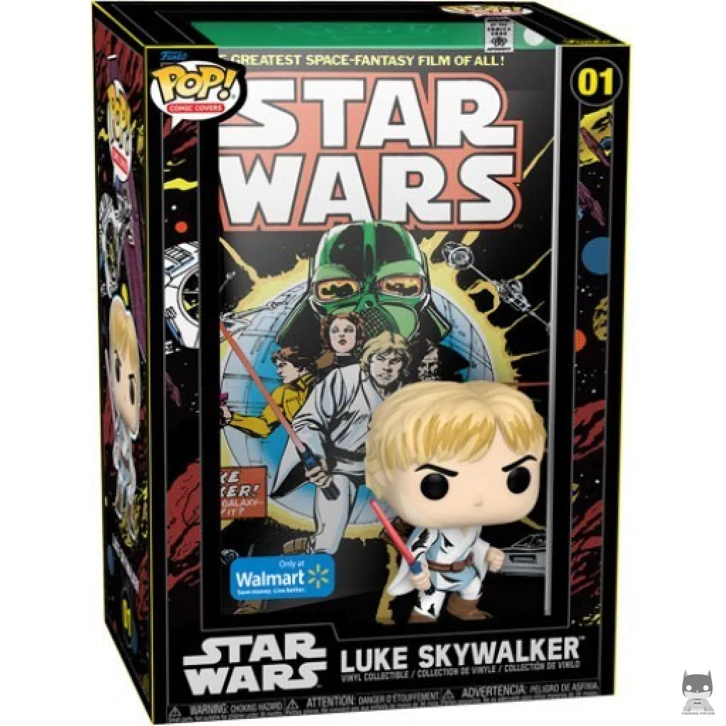 Luke Skywalker Funko Pop! figure in its box