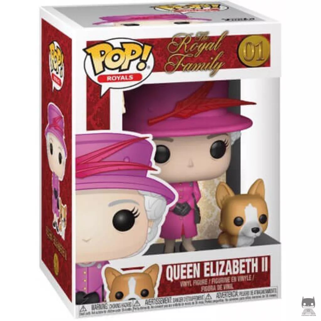 Queen Elizabeth II Funko Pop! figure in its box