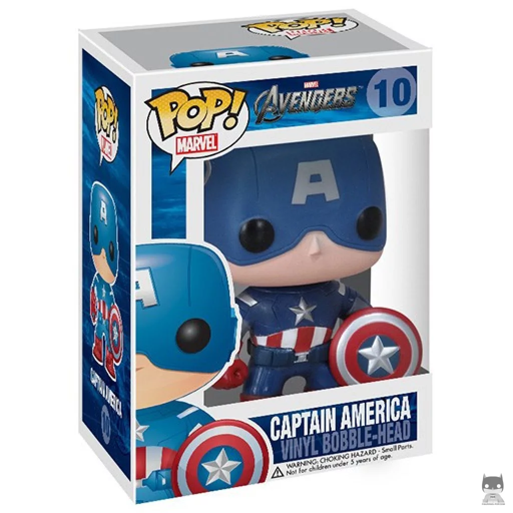Captain America Funko Pop! figure in its box