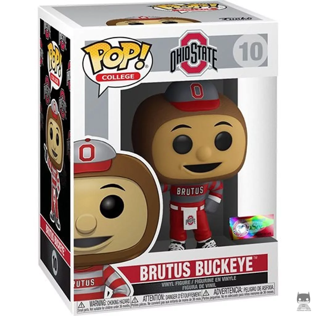 Brutus Buckeye (Ohio State) Funko Pop! figure in its box