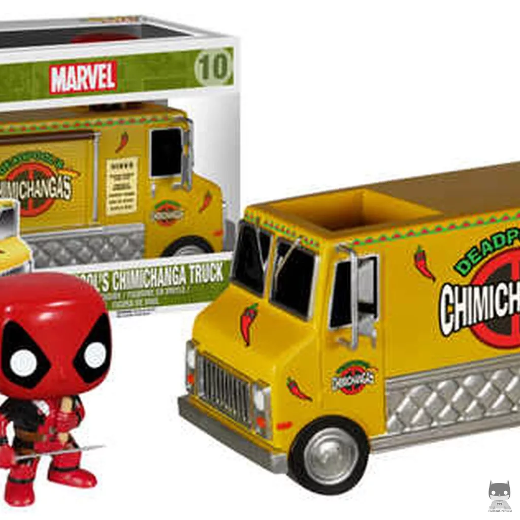 Deadpool with Chimichanga Truck Funko Pop! figure in its box
