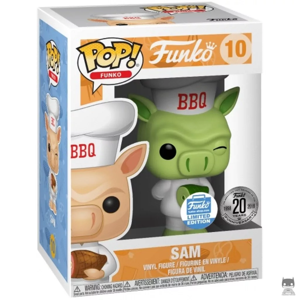 Sam (Green) Funko Pop! figure in its box