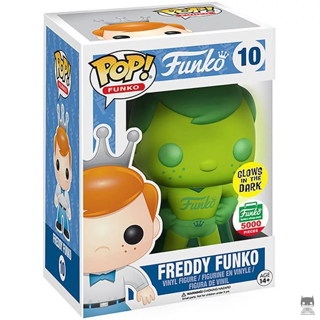 Freddy Funko (Green) Funko Pop! figure in its box