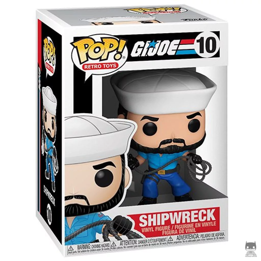 Shipwreck Funko Pop! figure in its box