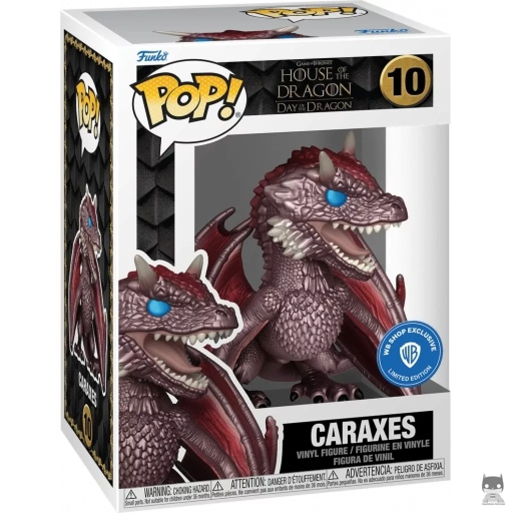 Caraxes (Metallic) Funko Pop! figure in its box