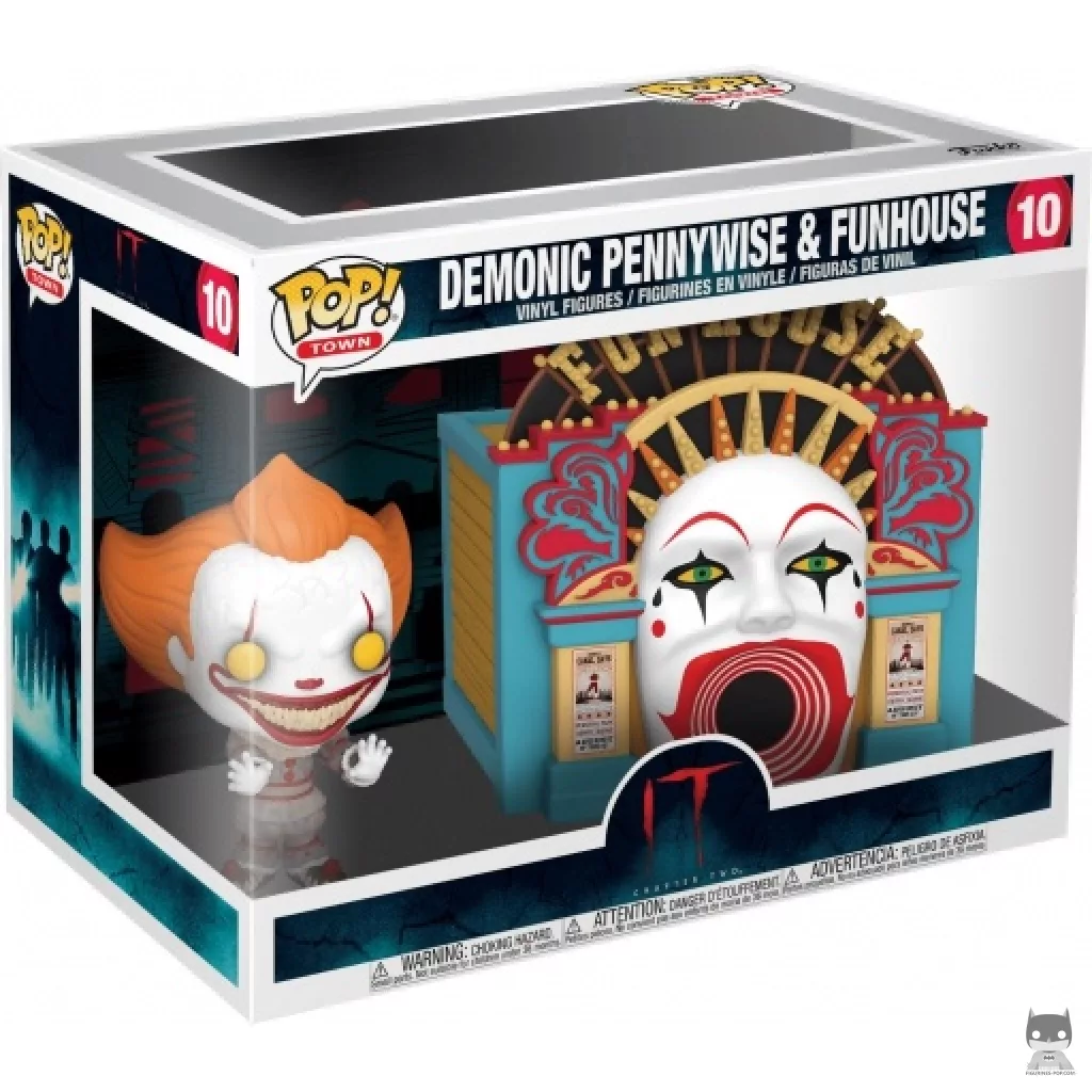 Demonic Pennywise & Funhouse Funko Pop! figure in its box