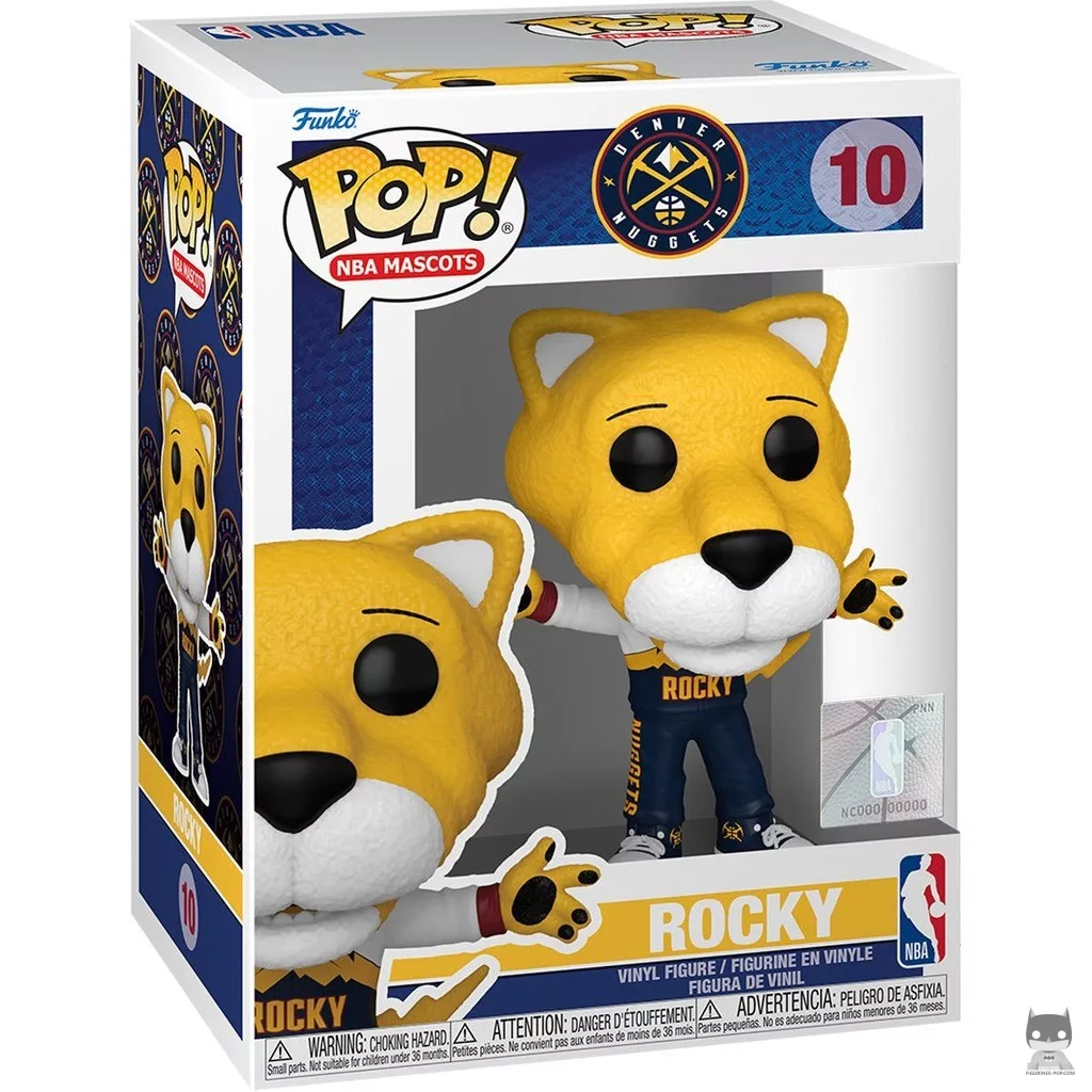 Rocky (Denver Nuggets) Funko Pop! figure in its box