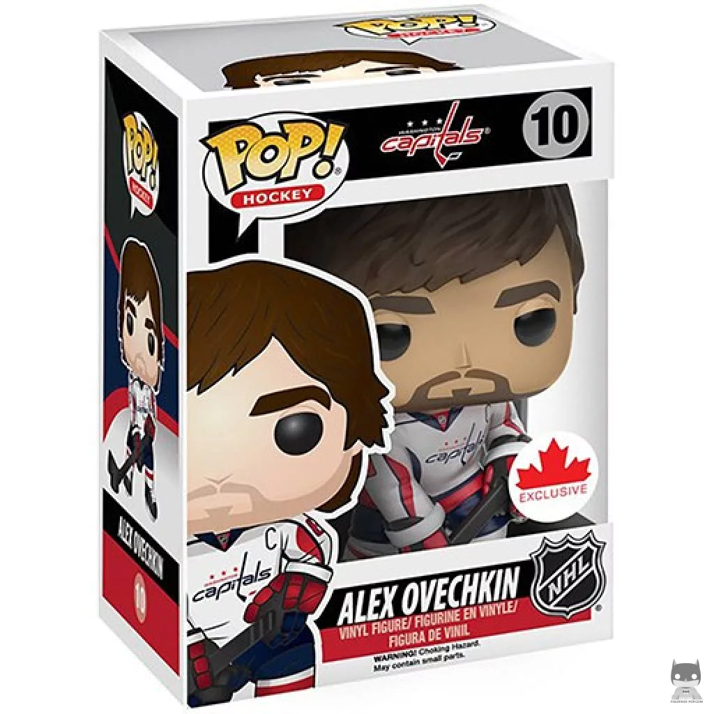 Alex Ovechkin (Away Jersey) Funko Pop! figure in its box