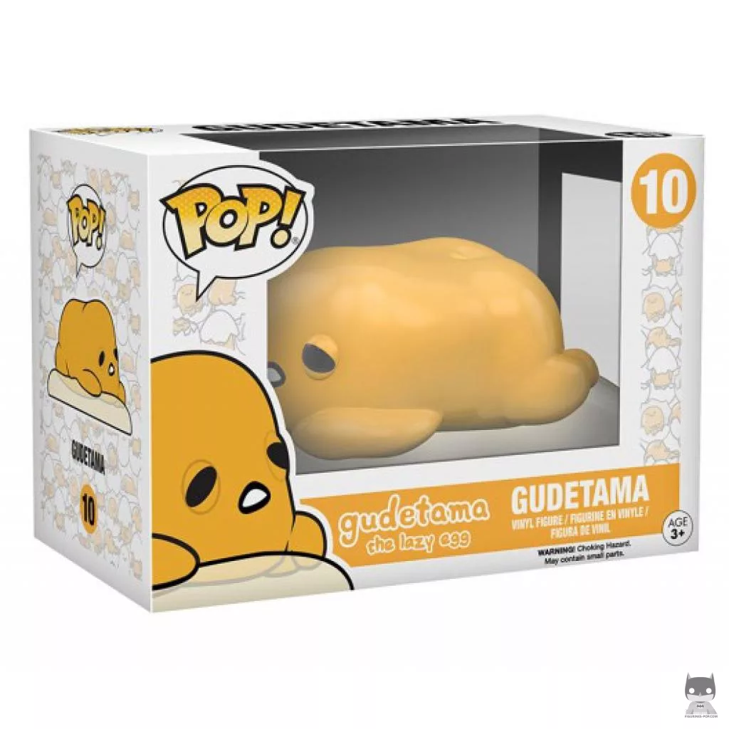 Gudetama Funko Pop! figure in its box