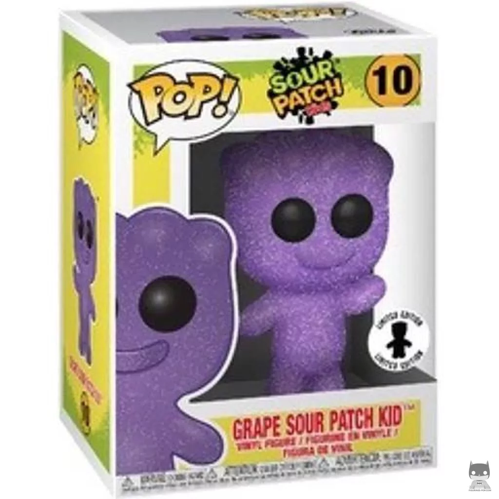 Grape Sour Patch Kid Funko Pop! figure in its box