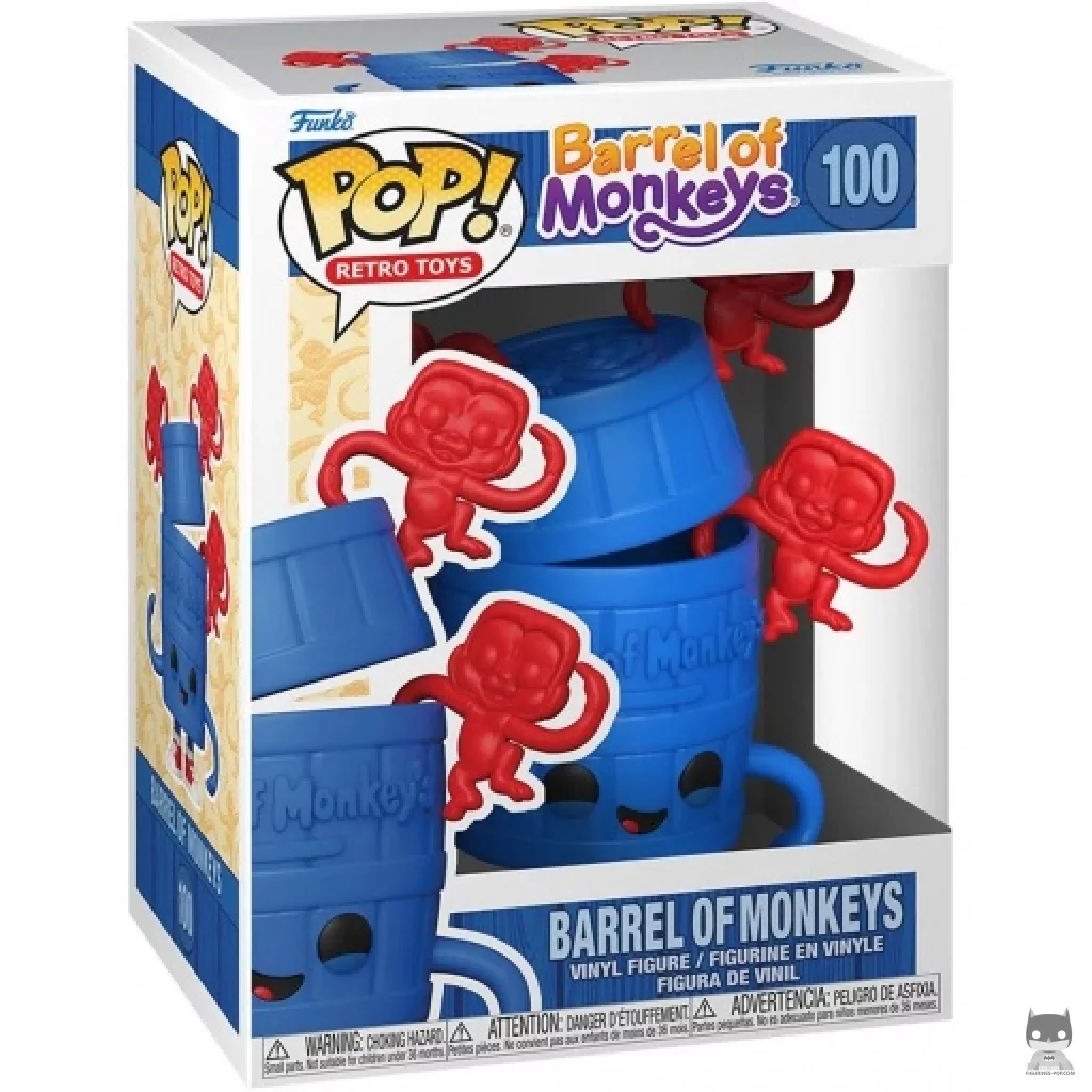 Barrel of Monkeys Funko Pop! figure in its box