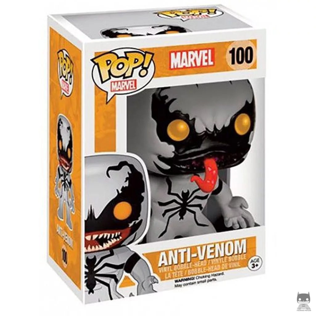 Anti-Venom Funko Pop! figure in its box