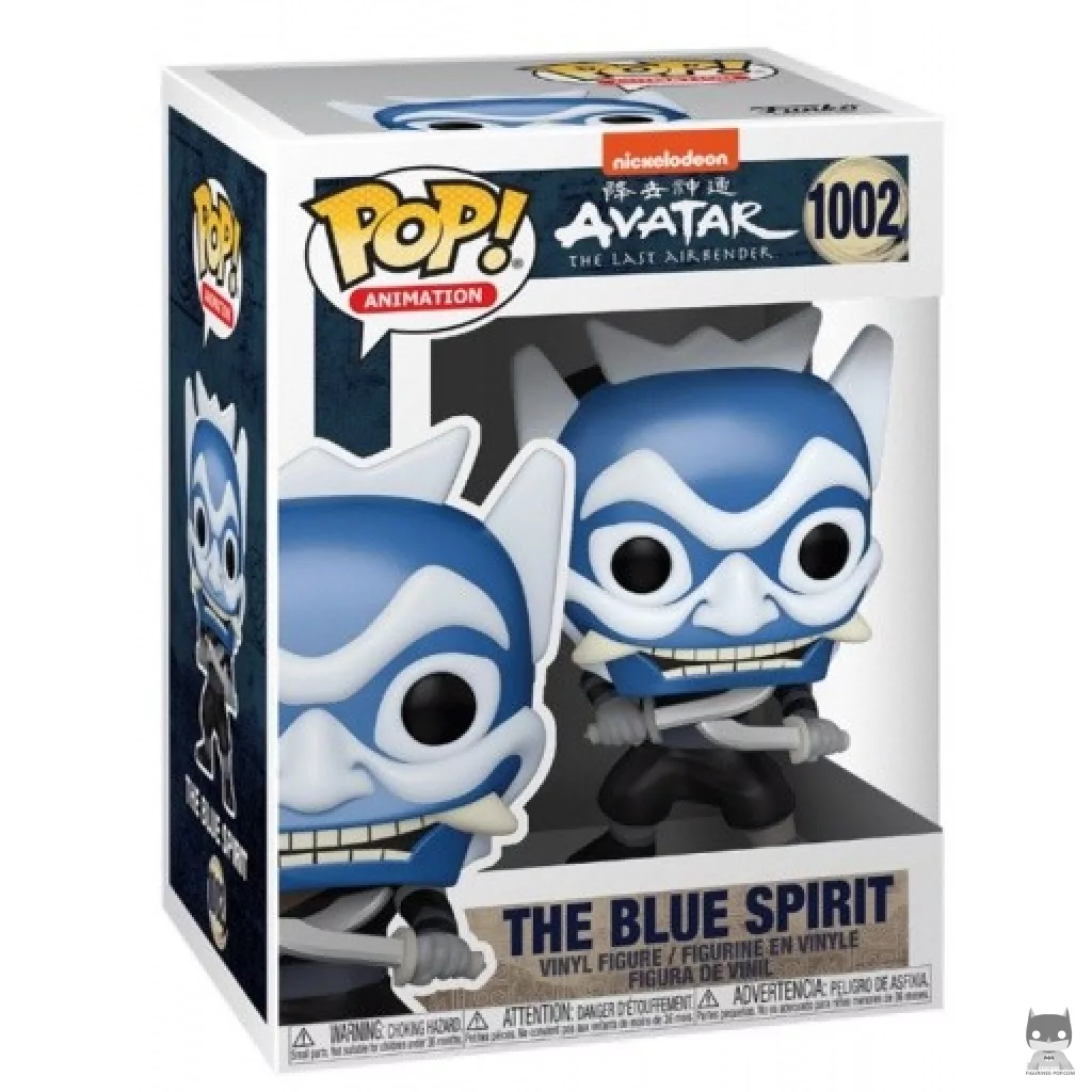The Blue Spirit Funko Pop! figure in its box