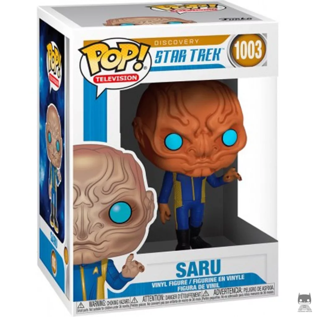 Saru Funko Pop! figure in its box