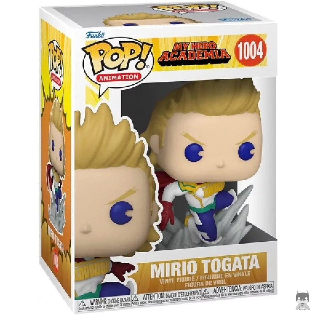 Mirio Togata Funko Pop! figure in its box