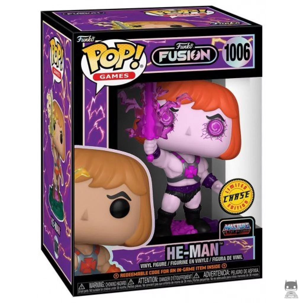 He-Man (Chase) Funko Pop! figure in its box