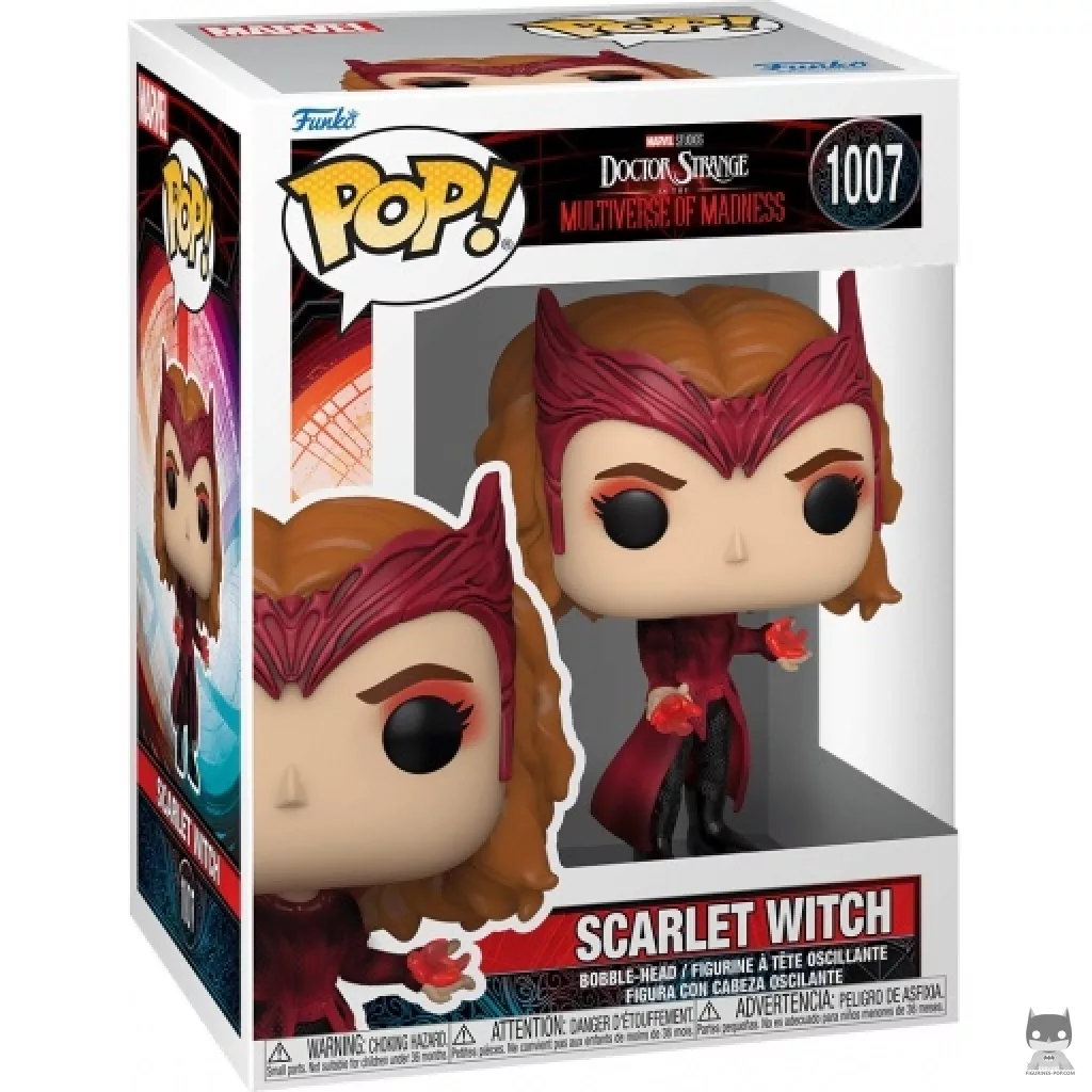 Scarlet Witch Funko Pop! figure in its box
