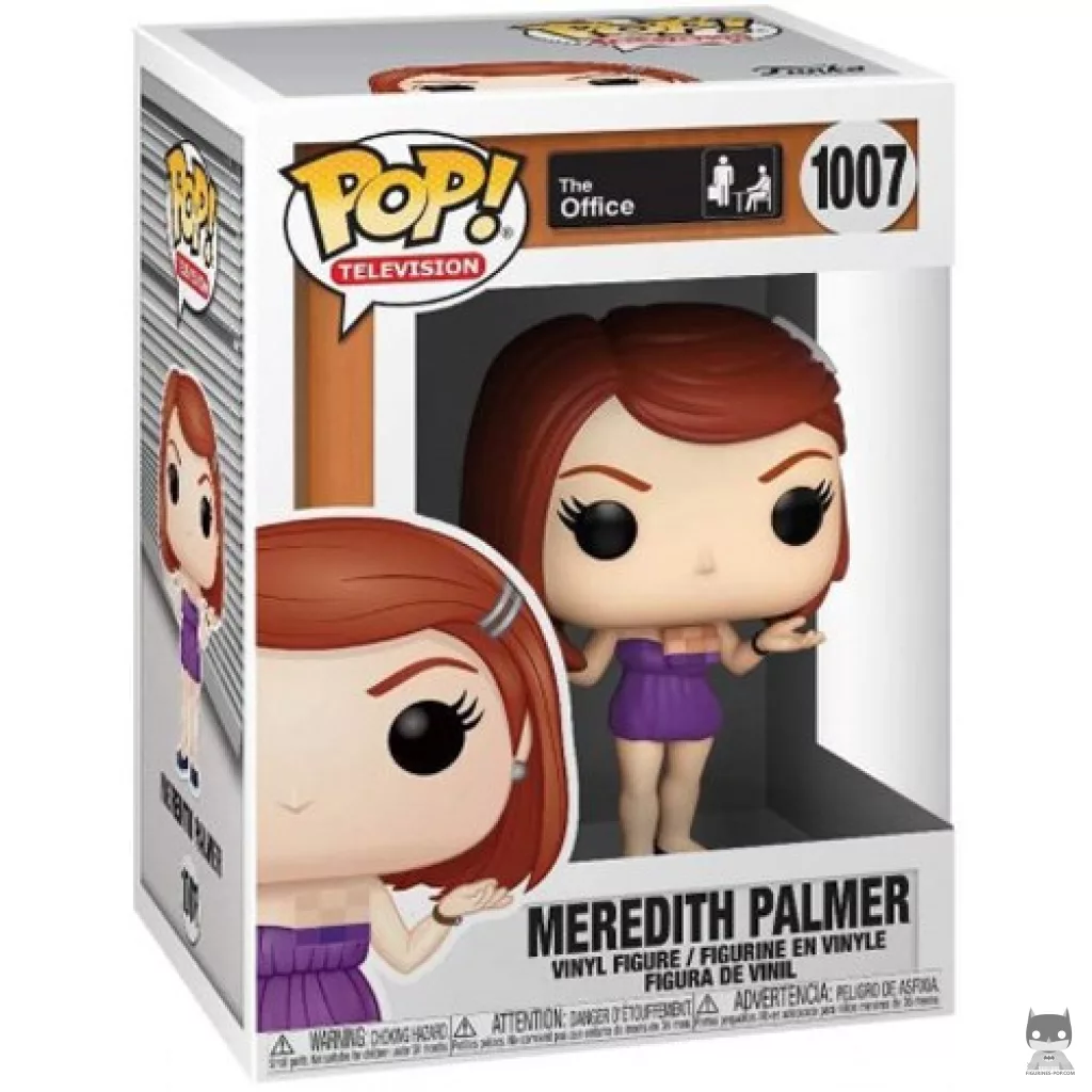 Meredith Palmer Funko Pop! figure in its box