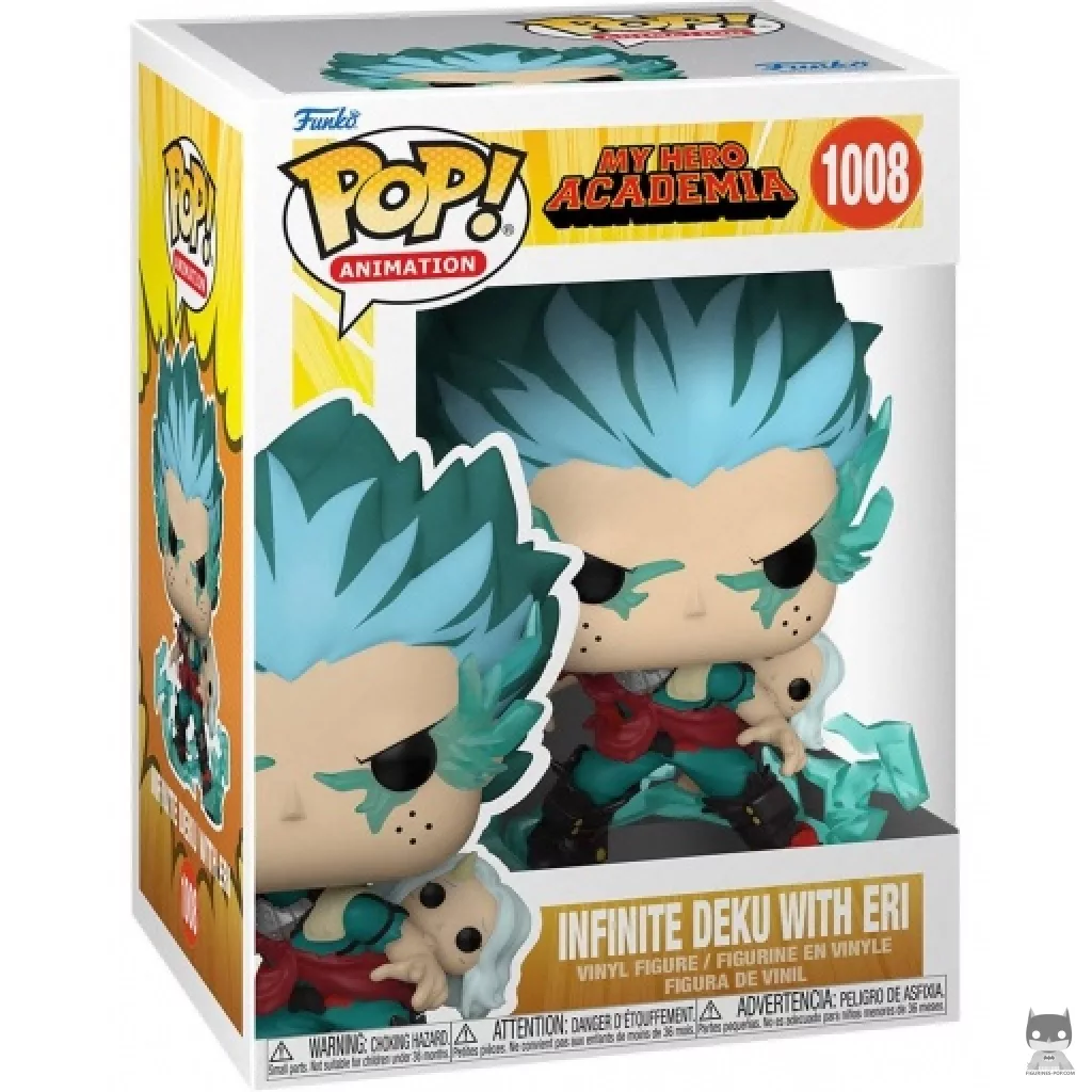 Infinite Deku with Eri Funko Pop! figure in its box